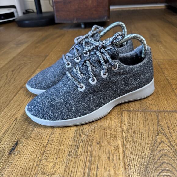 Allbirds Wool Runners Charcoal Grey Womens Sz 9 Running Walking Shoes Sneakers - Picture 3 of 6
